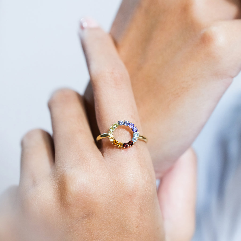 Cincin Perak Halo Chakra Sterling Silver 925