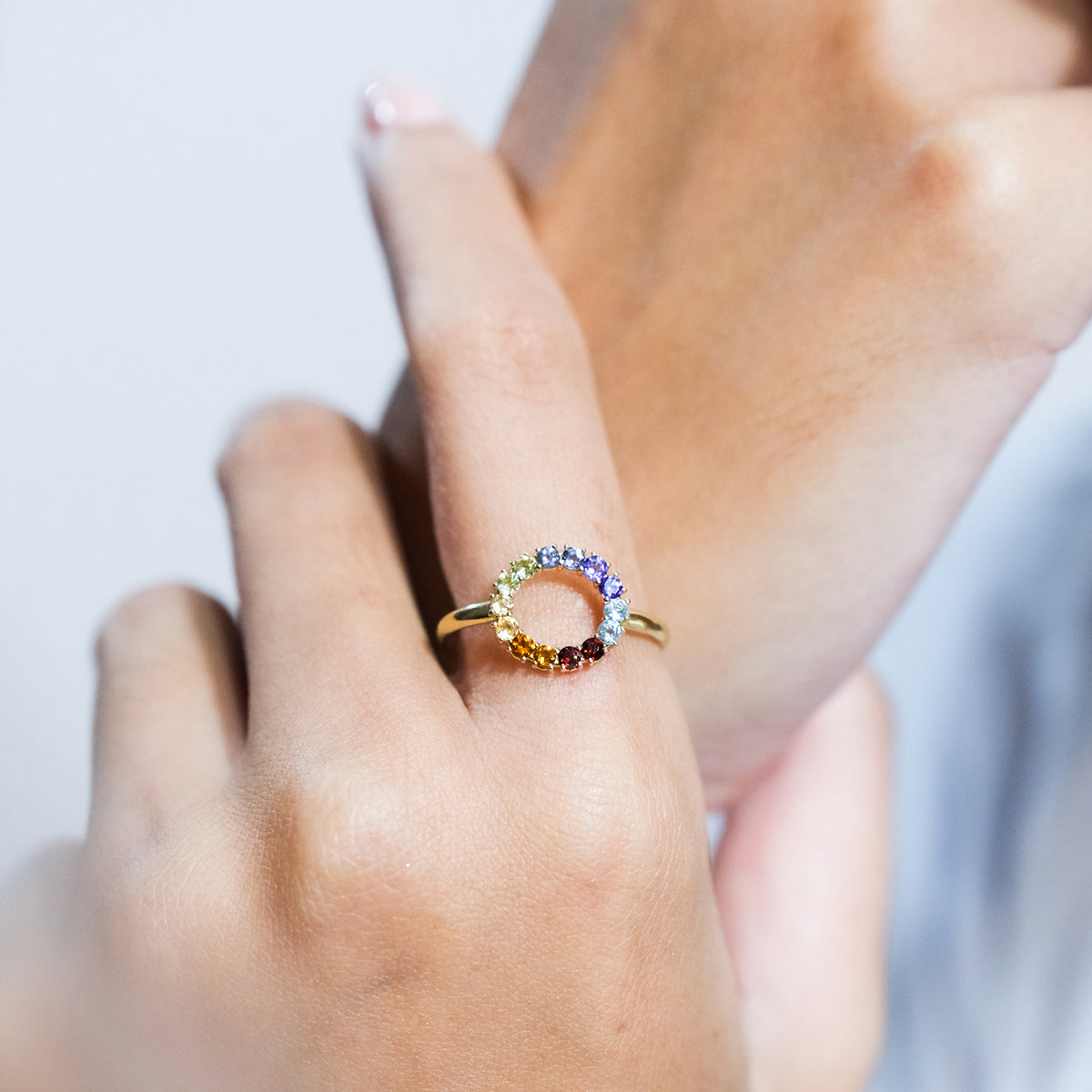 Cincin Perak Halo Chakra Sterling Silver 925