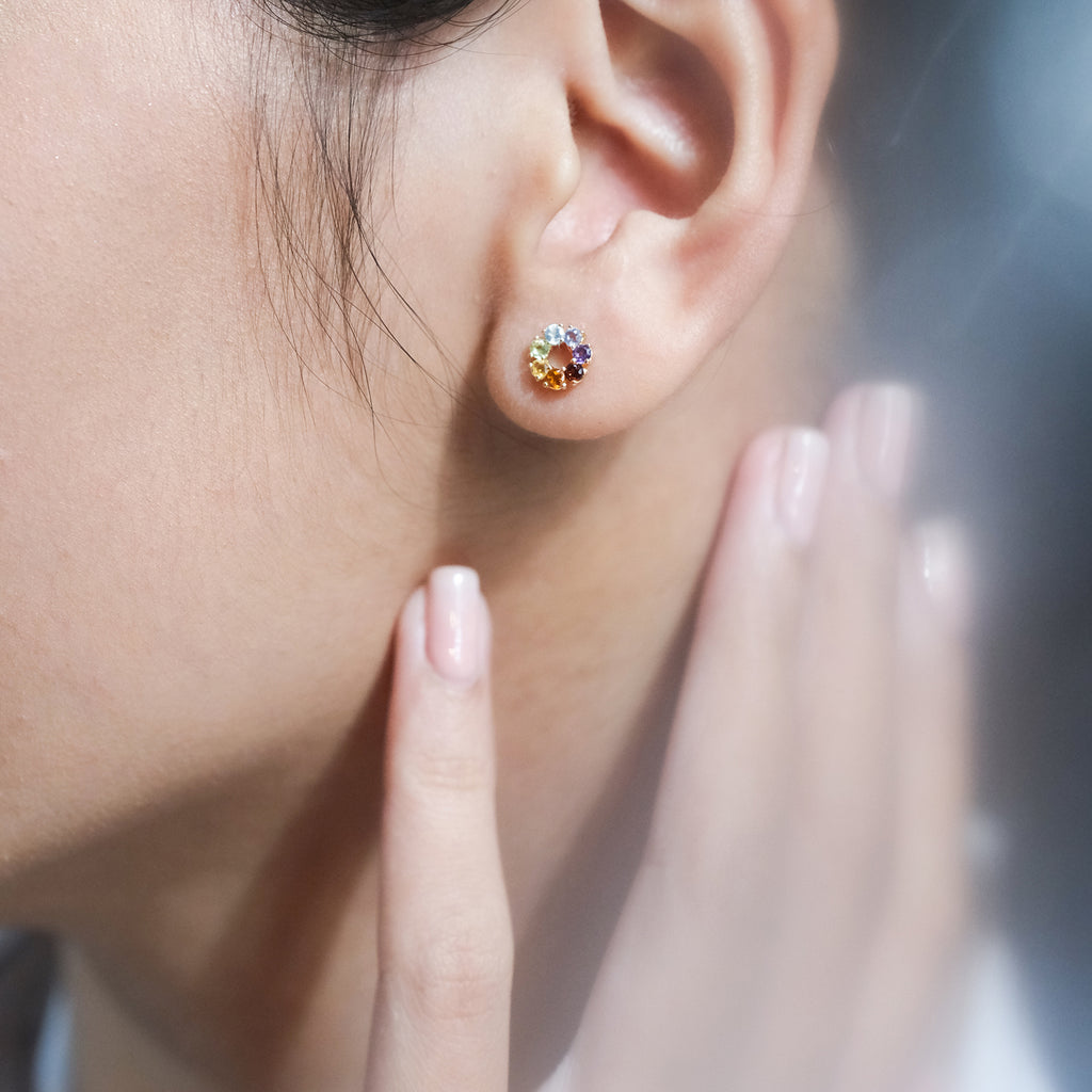Anting Perak Koleksi Halo Chakra Sterling Silver 925