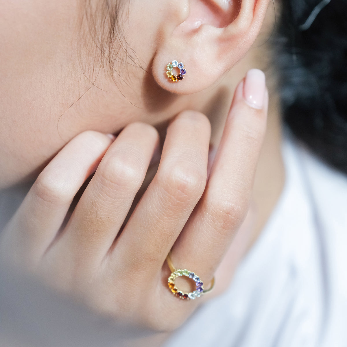Cincin Perak Halo Chakra Sterling Silver 925