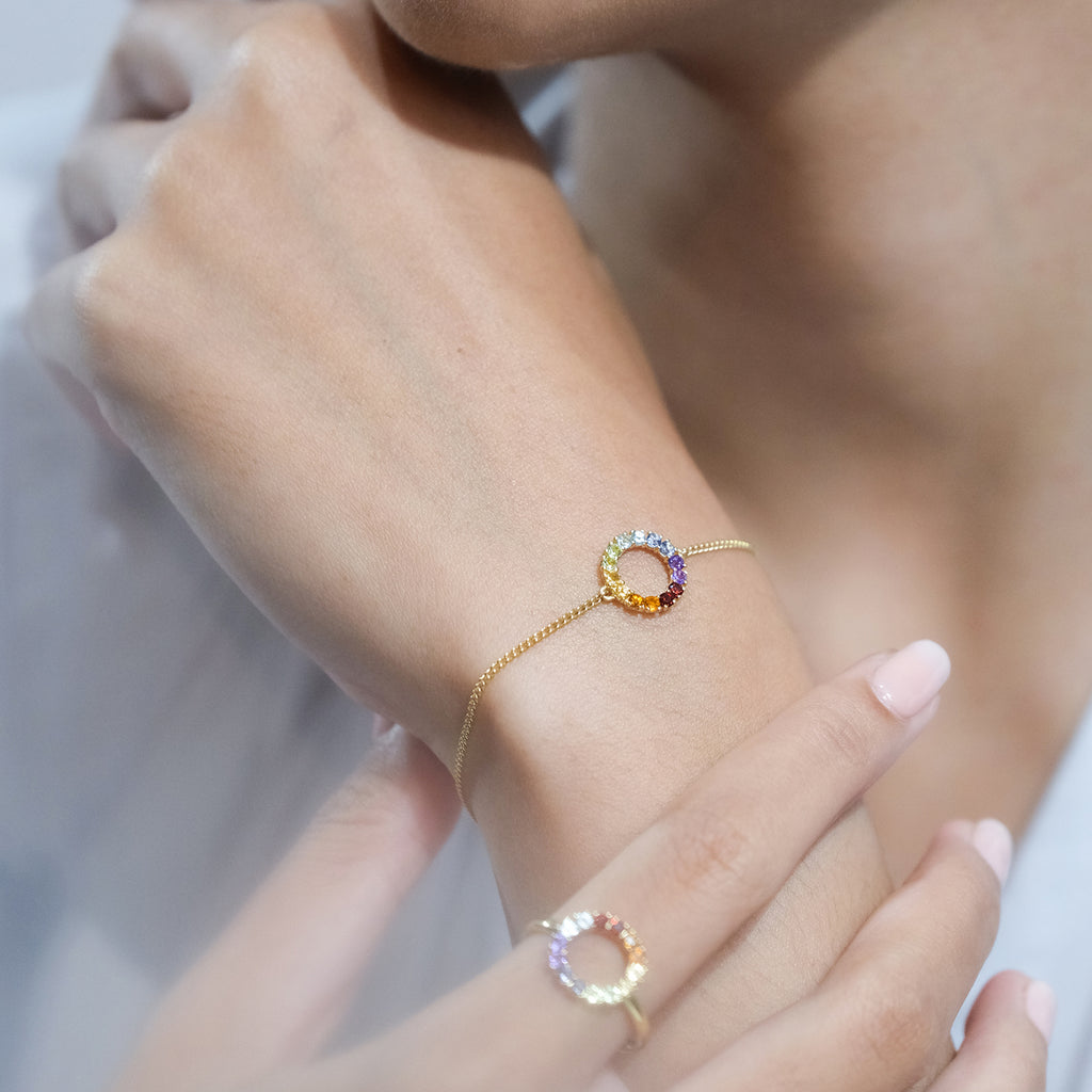 Gelang Perak Halo Chakra Sterling Silver 925