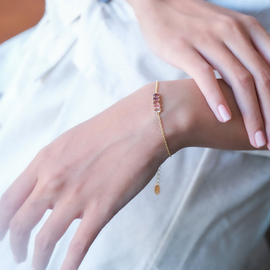925 Silver Bracelet Sunaka Jewelry Gradation Collection