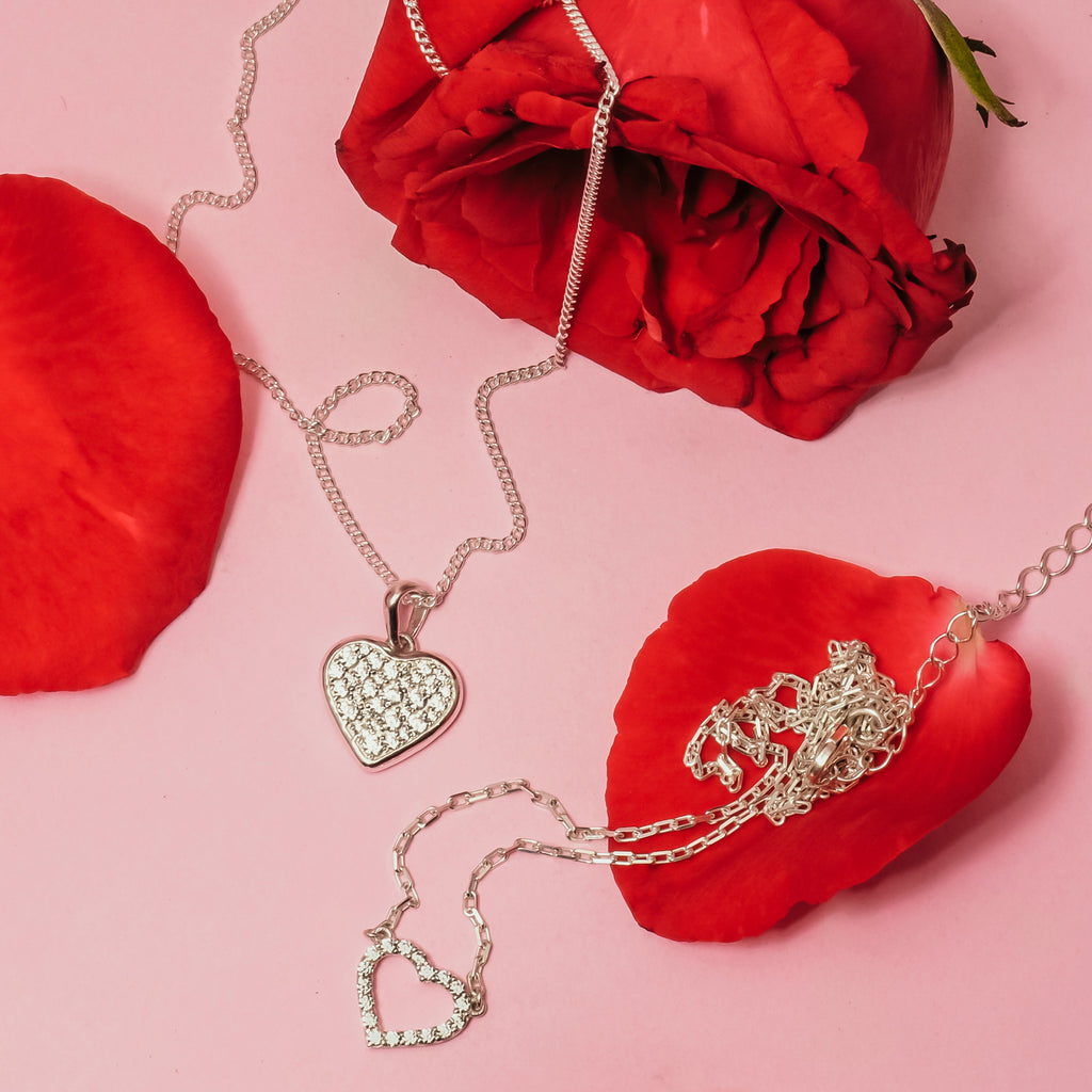 Dainty Heart Sterling Silver 925 Necklace