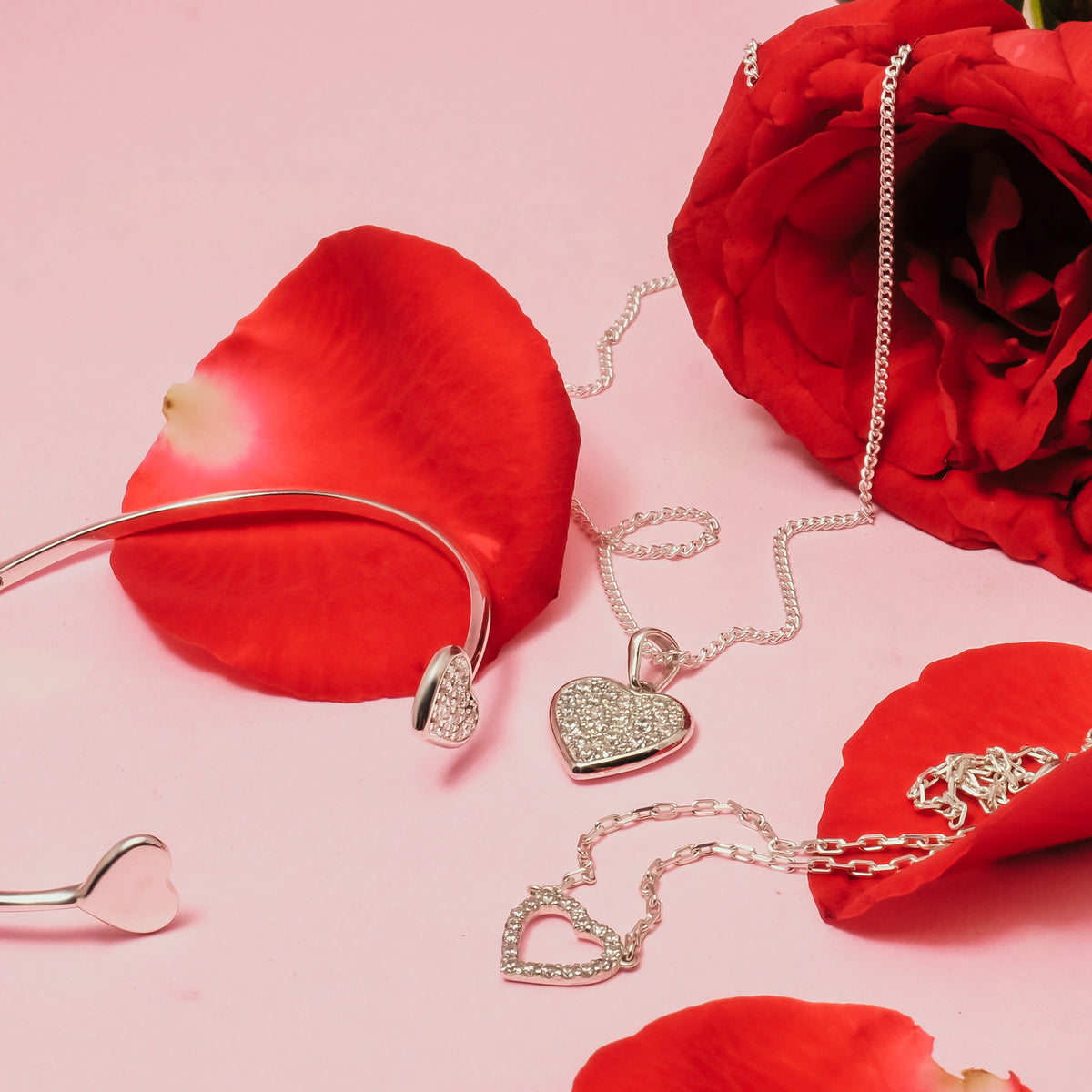 Dainty Heart Sterling Silver 925 Collection Pendant
