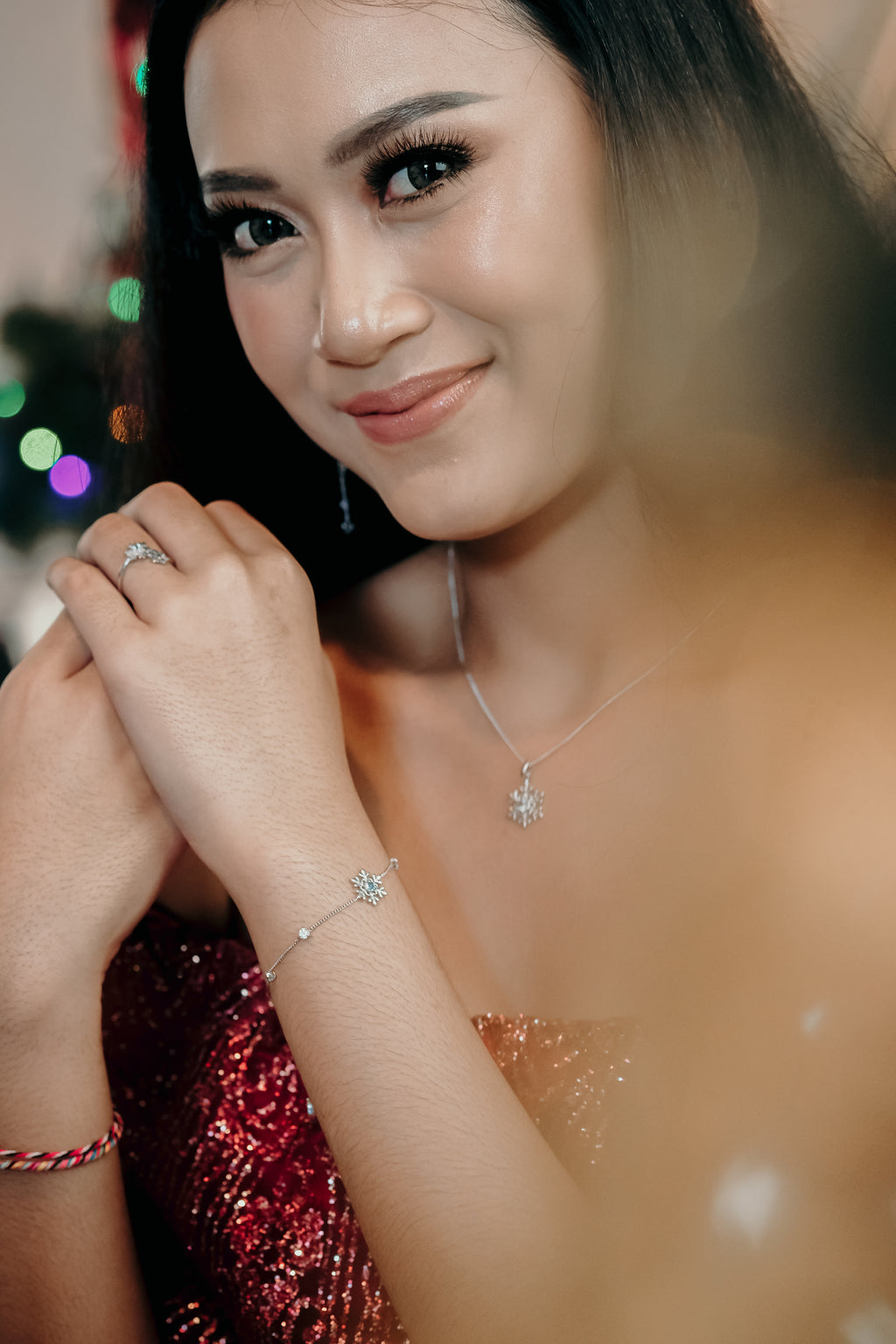 Kalung Perak 925 Koleksi Fraktal Sterling Silver (Pendant & Rantai)