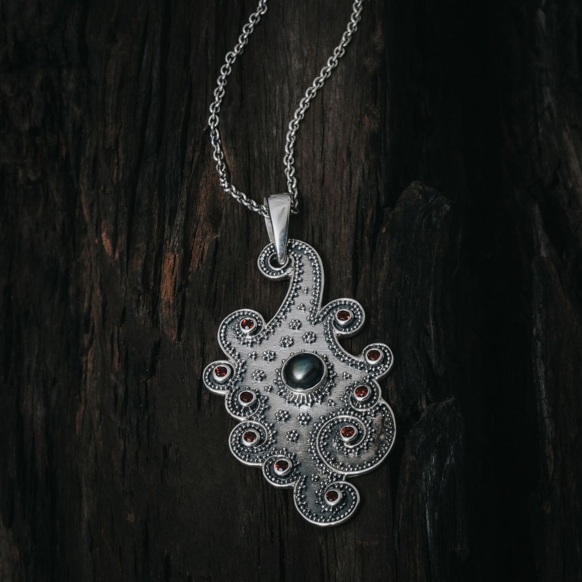 Pendant Kalung Perak 925 Koleksi Wangsa (Tanpa Rantai)