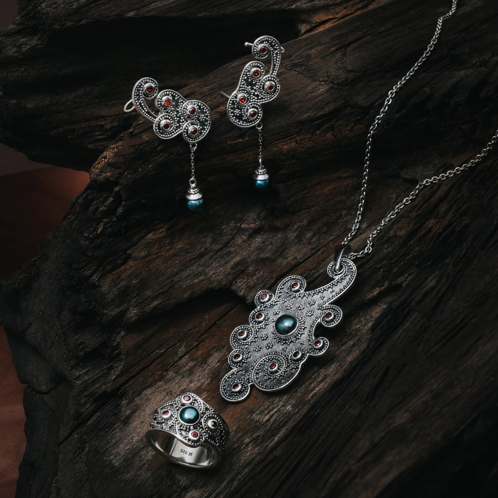 Anting Earclimber 1 Perak 925 Koleksi Wangsa