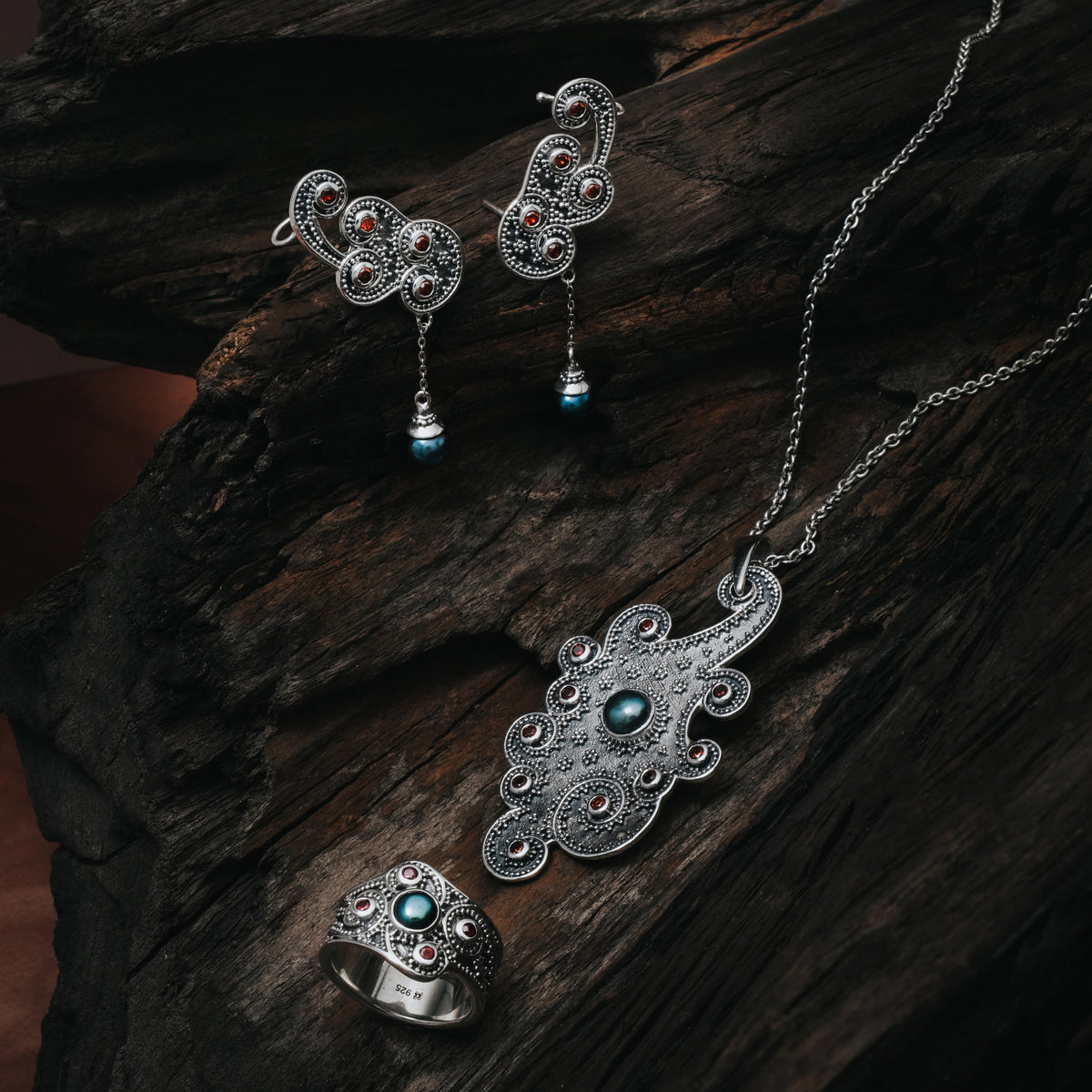 Anting Earclimber 1 Perak 925 Koleksi Wangsa
