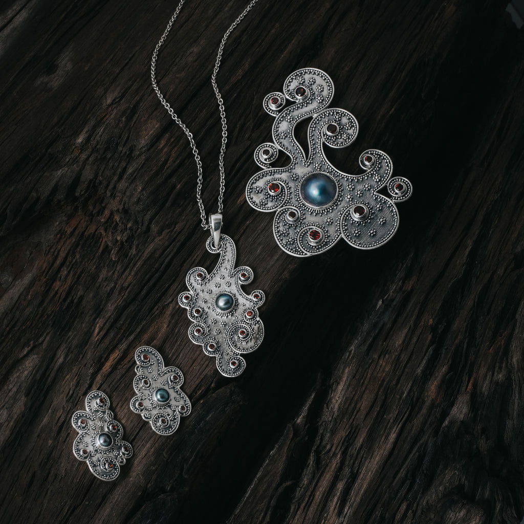 Anting Earclimber 2 Perak 925 Koleksi Wangsa