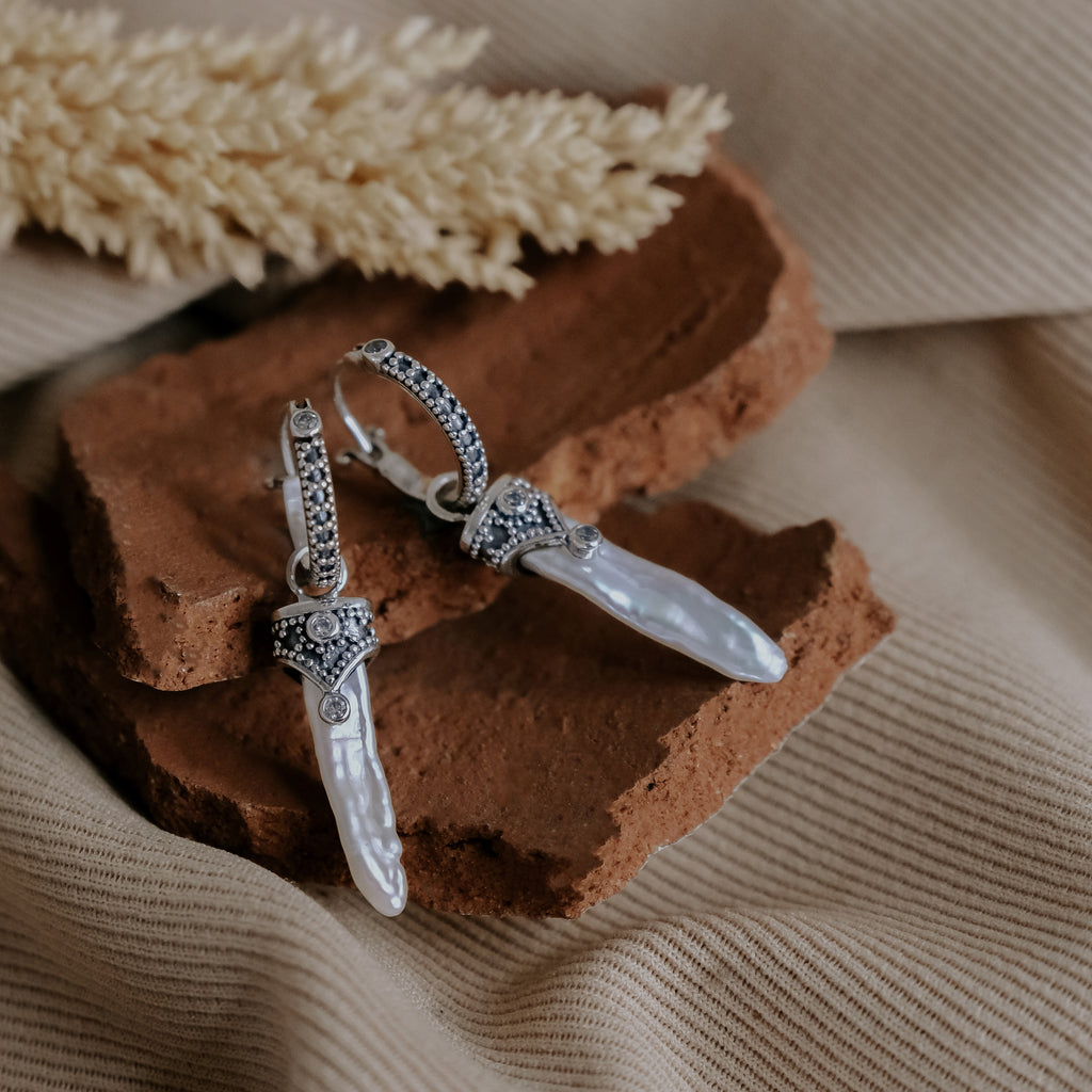 Anting Hoop Perak 925 Koleksi Biwa