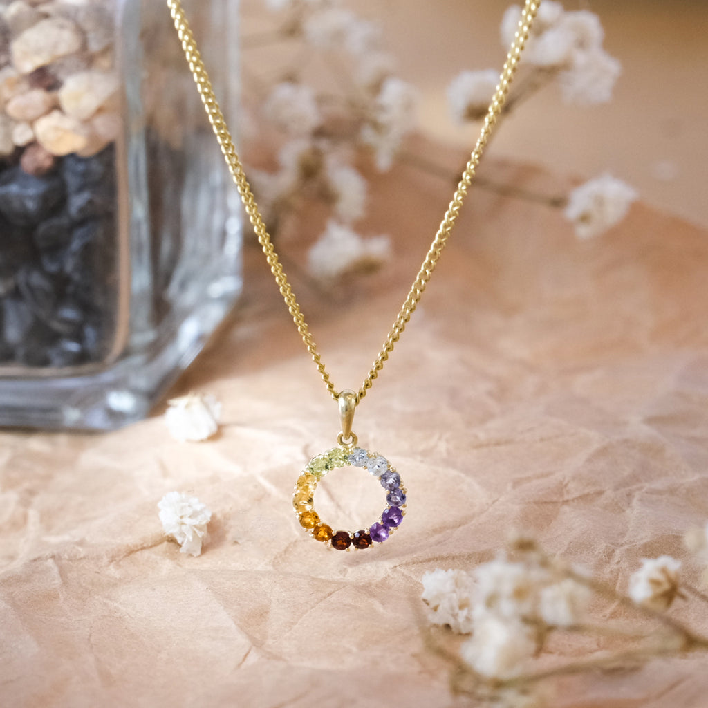 Kalung Perak Halo Chakra Sterling Silver 925