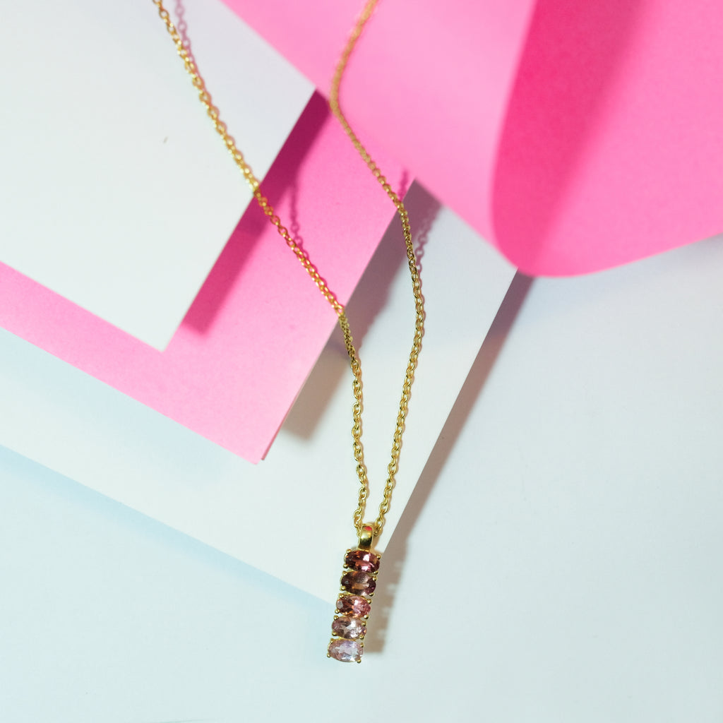 Sunaka Jewelry Gradation Collection 925 Silver Necklace