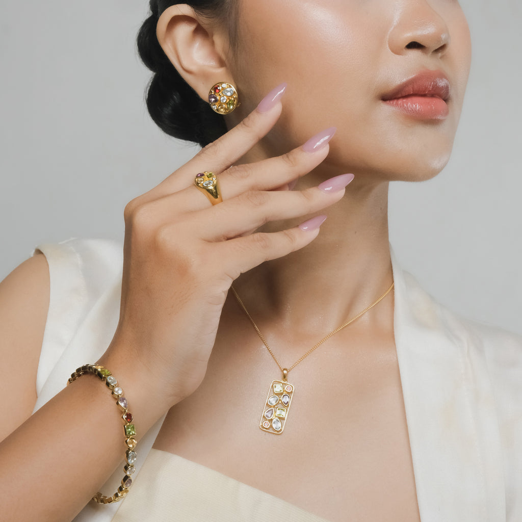 Pendant / Liontin Kalung Perak 925 Koleksi Mozaik