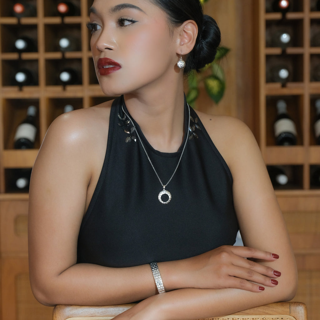 Pendant Koleksi Pebble Sterling Silver 925