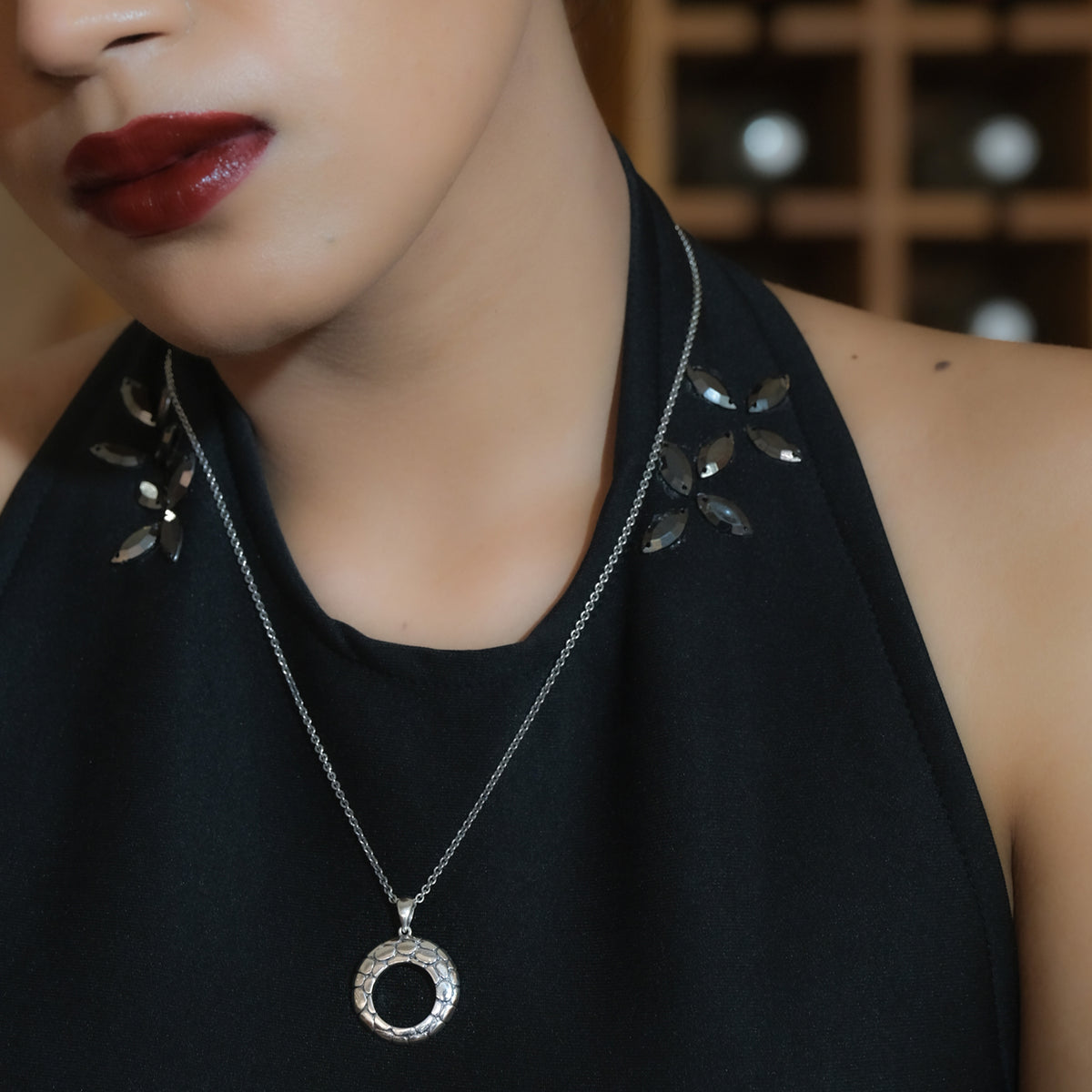 Pendant Koleksi Pebble Sterling Silver 925