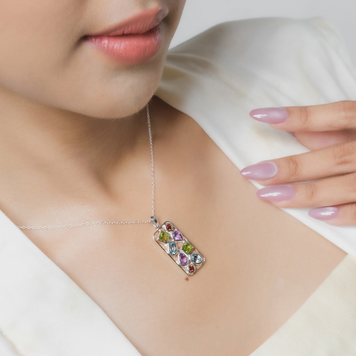 Pendant / Liontin Kalung Perak 925 Koleksi Mozaik