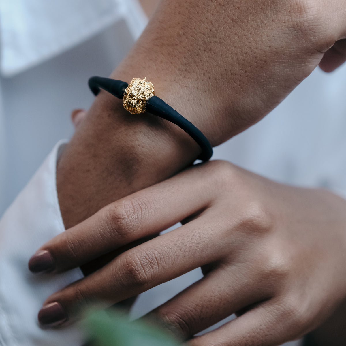 Gelang Perak 925 Koleksi Rubber Bead Rangda