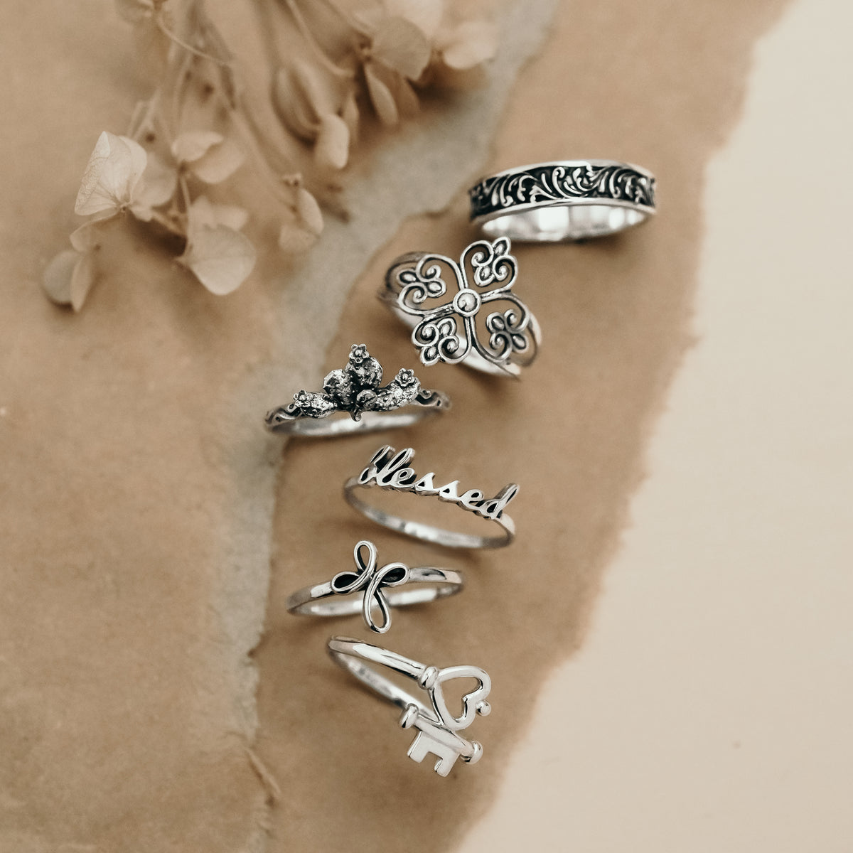Cincin Silver 925 Wanita Sunaka Jewelry Koleksi Assorted 10
