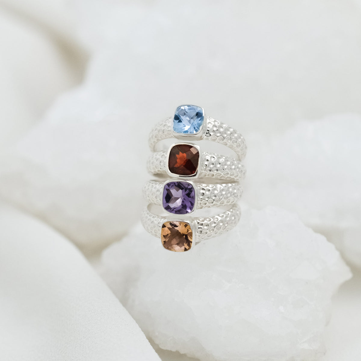 Sunaka Jewelry 925 Silver Ring for Women Pelangii Collection