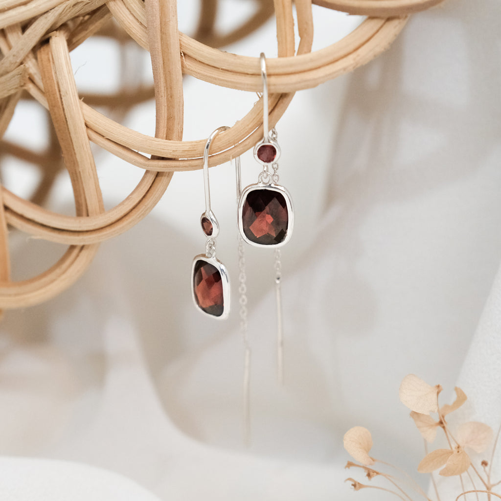 Anting Threader Perak 925 Wanita Sunaka Jewelry Koleksi Pelangi