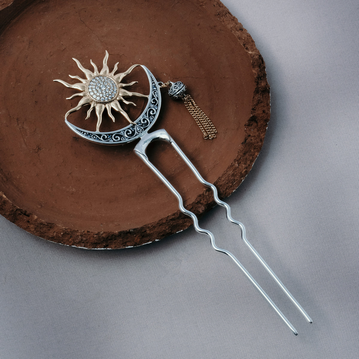 Cucuk Hairpiece Koleksi Matahari Sterling Silver 925