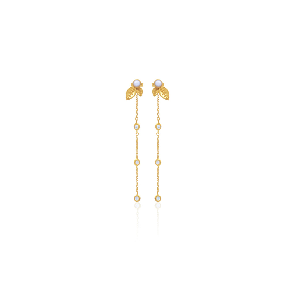 Goddes Collection Sterling Silver 925 Dangling Earrings