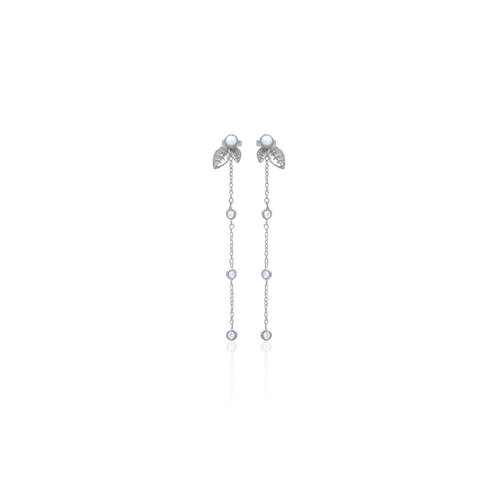 Goddes Collection Sterling Silver 925 Dangling Earrings