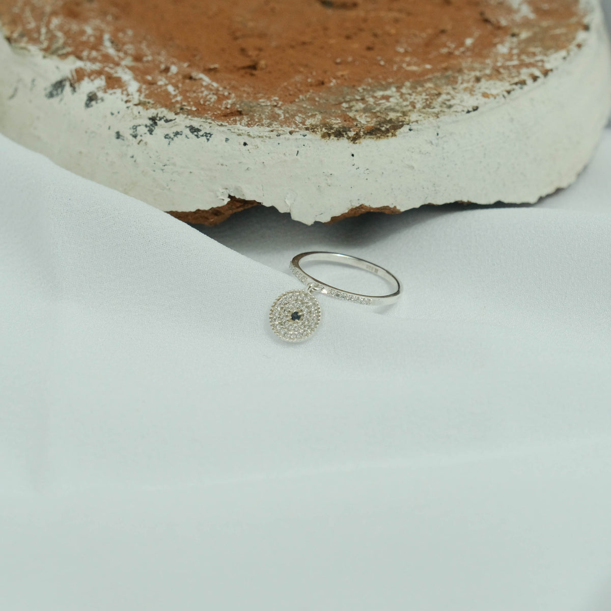 Cincin Hanging Perak Koleksi Evil Eye Sterling Silver 925