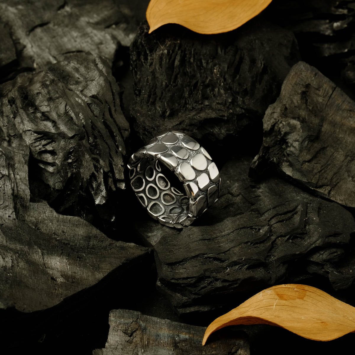 Cincin Band Koleksi Pebble Sterling Silver 925