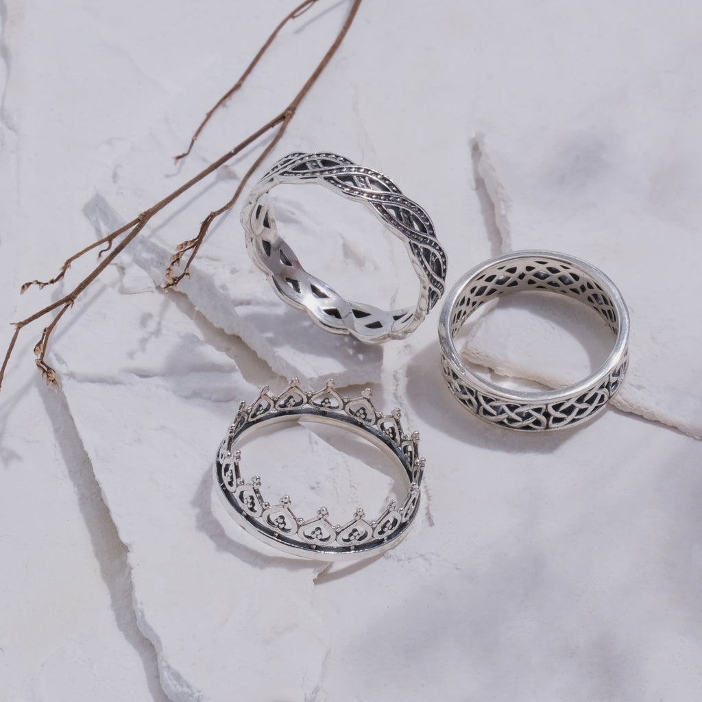 Cincin Silver 925 Wanita Sunaka Jewelry Koleksi Assorted 3