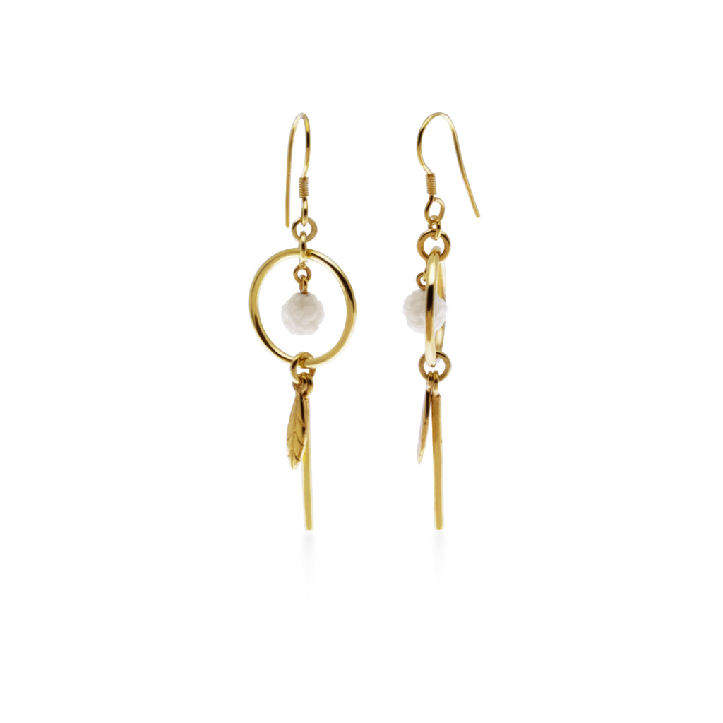 Anting Dangle Koleksi Jepun Sterling Silver 925