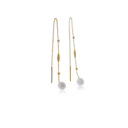 925 Silver Japanese Collection Chain Threader Earrings