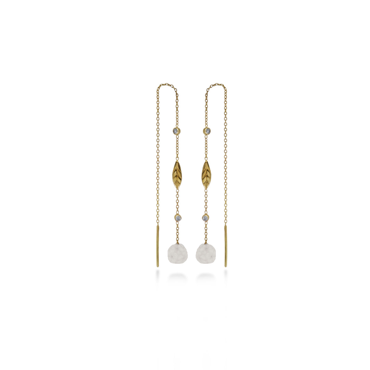 Anting Perak 925 Koleksi Jepun Chain Threader