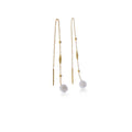 925 Silver Japanese Collection Chain Threader Earrings