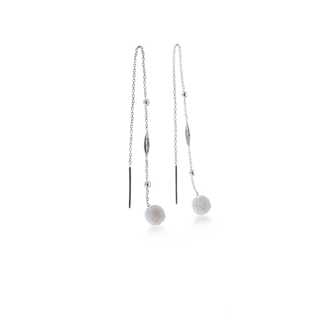 925 Silver Japanese Collection Chain Threader Earrings