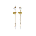 Japanese Multi-functional Earring Collection: Ear Jacket or Drop Chain Earrings