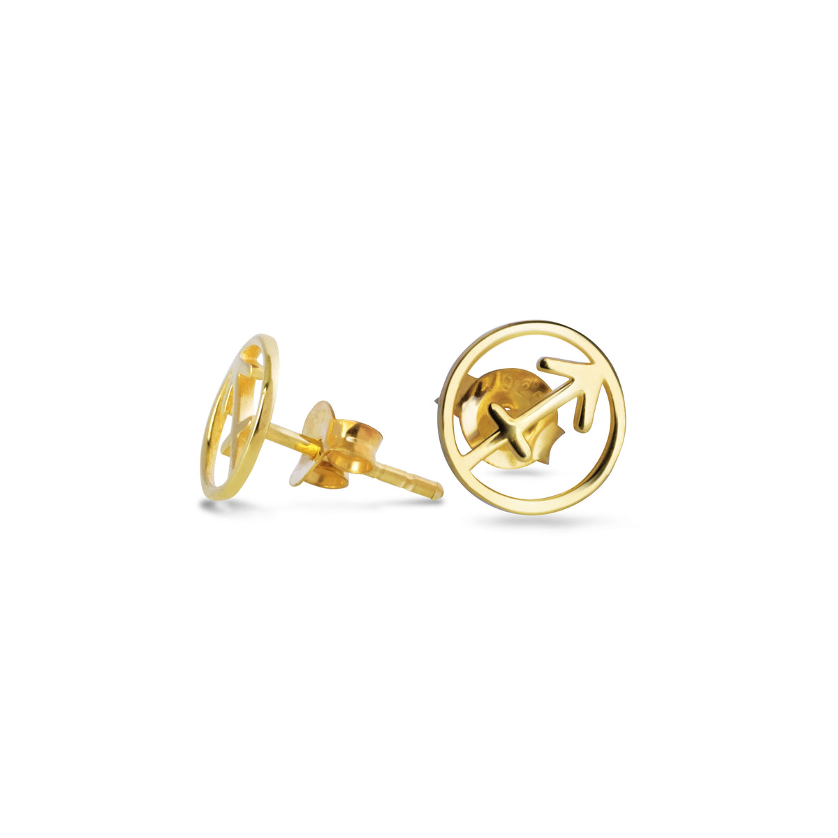 Anting Stud Koleksi Zodiak Sterling silver 925