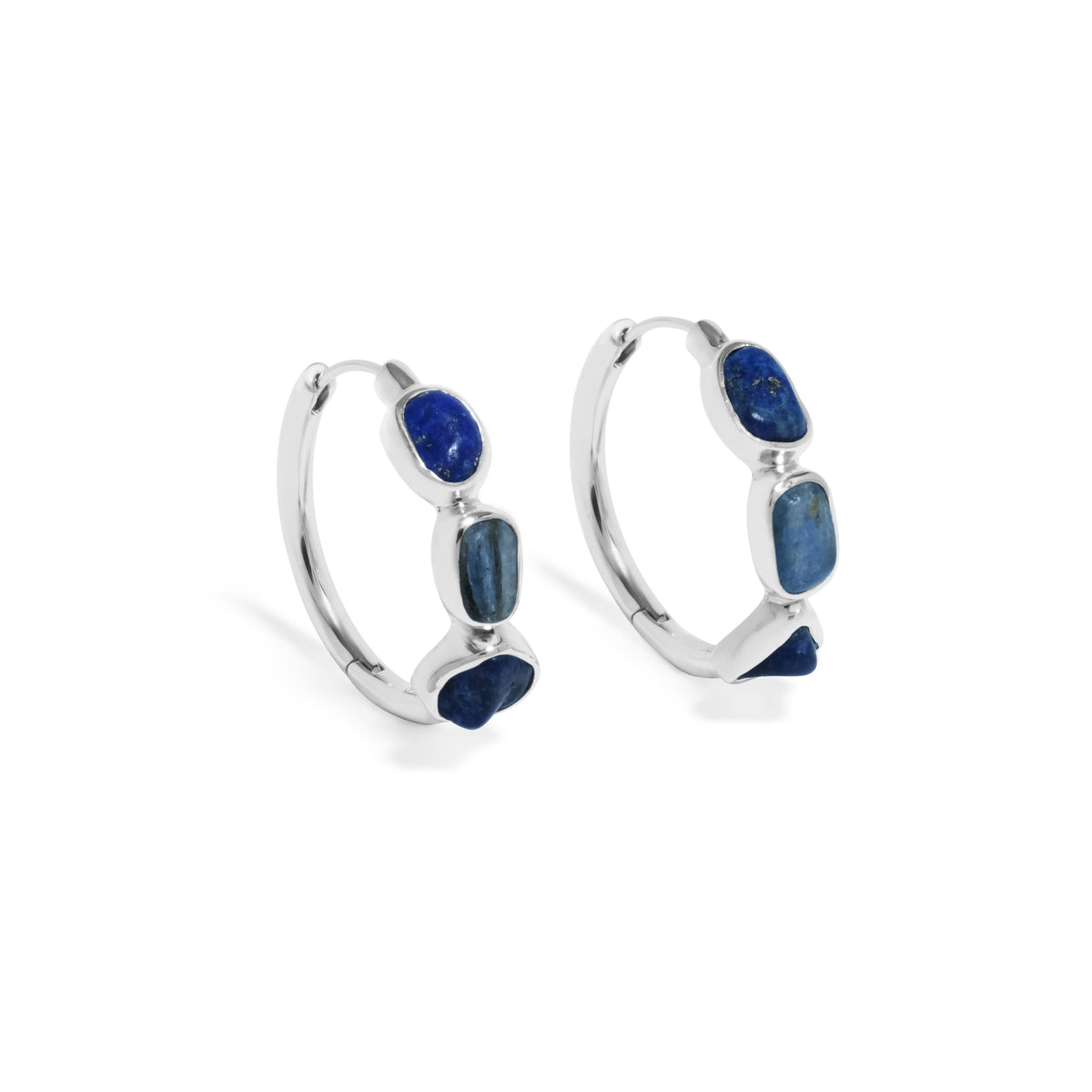 Anting Hoop Koleksi Pristine Chakra Perak 925