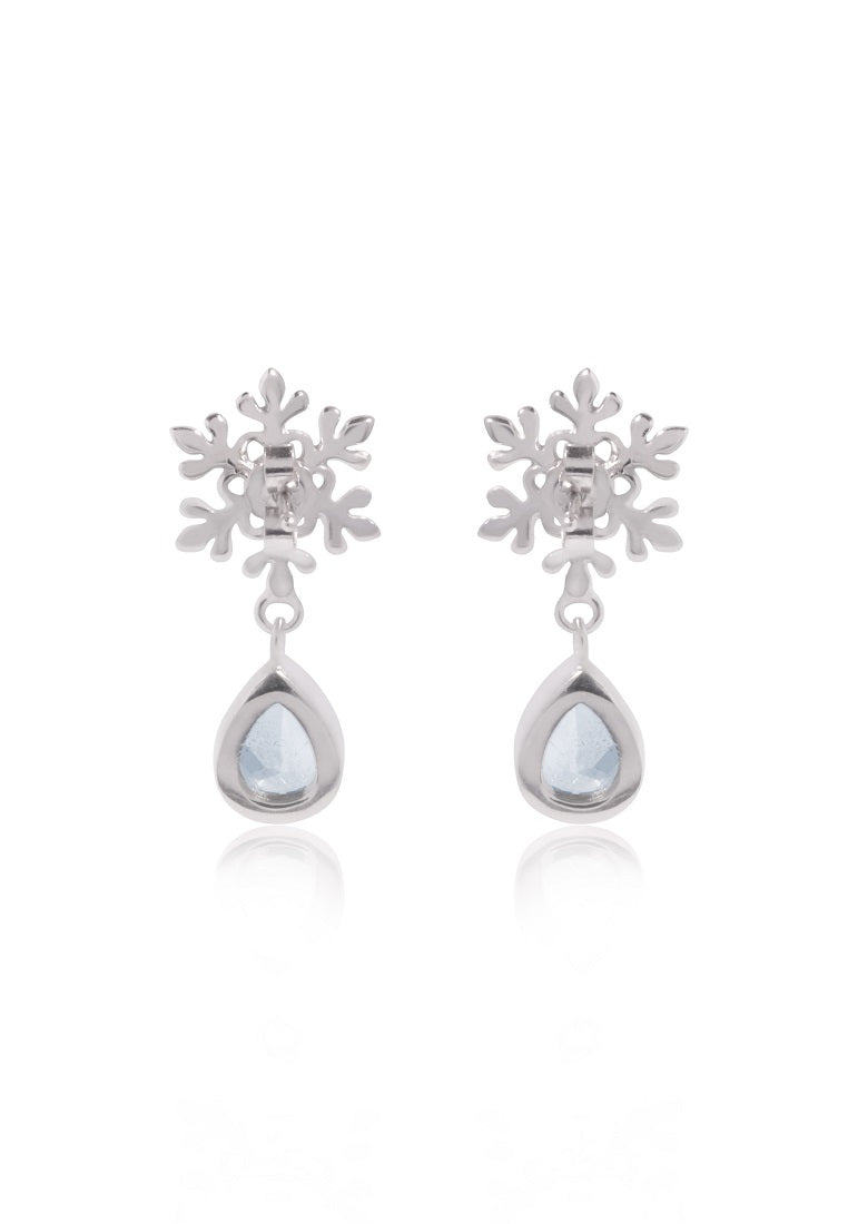 Anting Tear Drop Perak 925 Koleksi Fraktal Sterling Silver