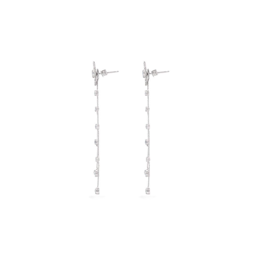 Anting Drop Perak Koleksi Fraktal Sterling Silver