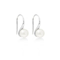 Lumine Pearl Sterling Silver 925 Hook Earrings