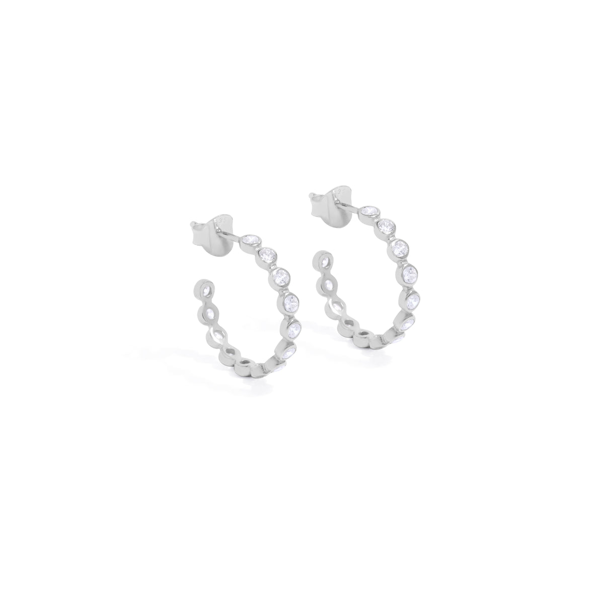 Petite Sterling Silver 925 Hoop Earrings
