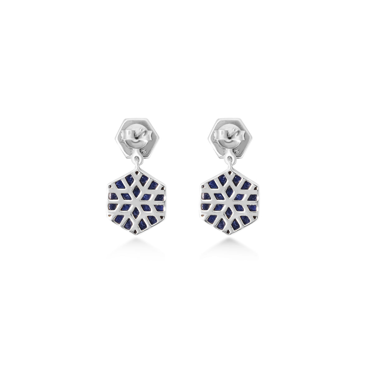 Anting Big Stud Koleksi Jali Sterling Silver 925