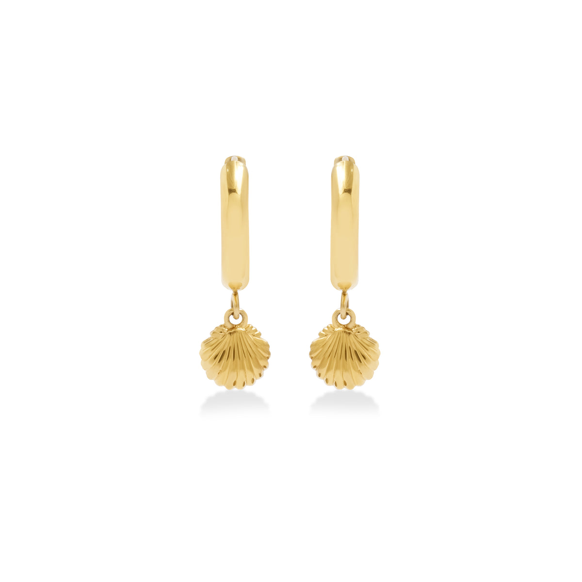 Anting Hoop Koleksi Shell Sterling Silver 925