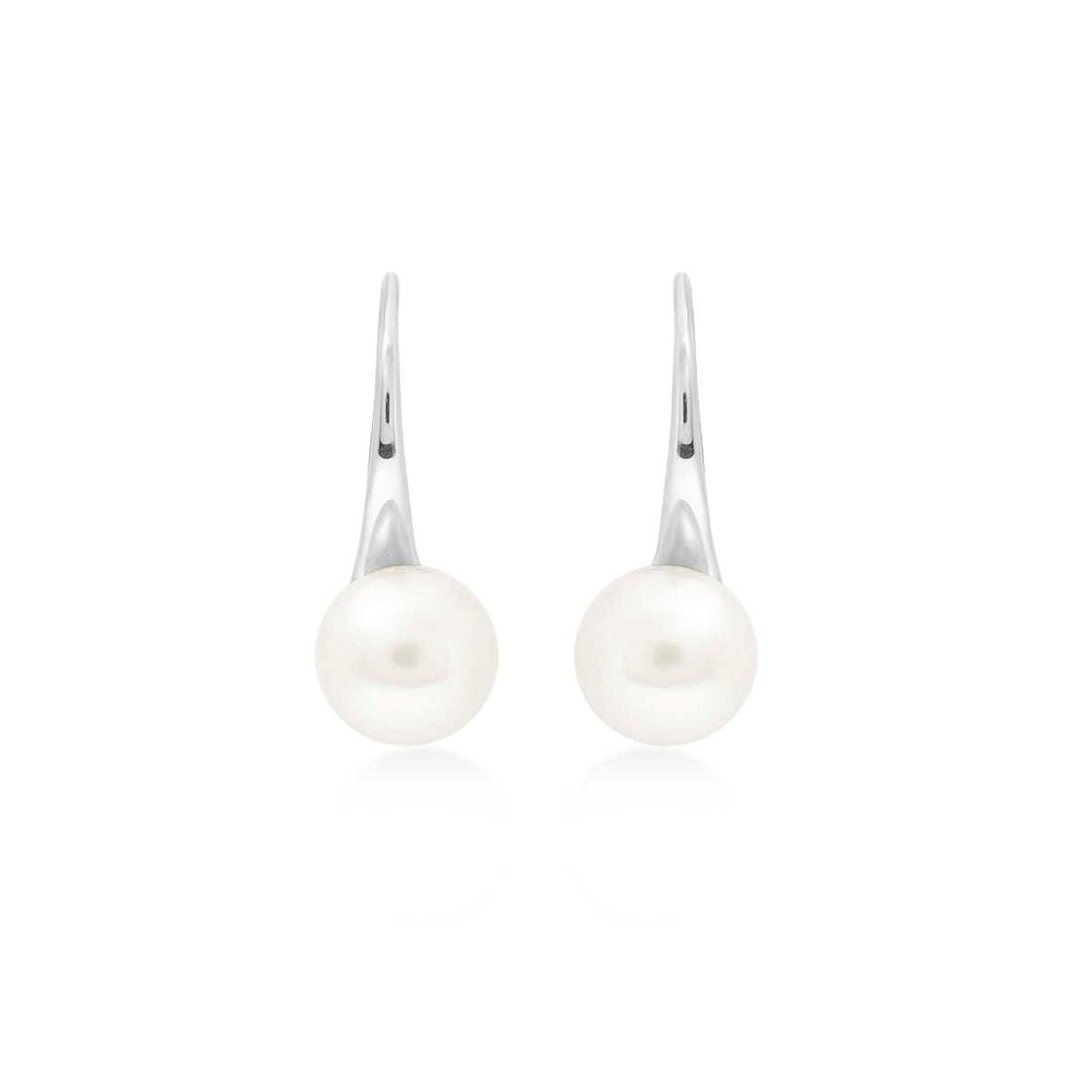 Lumine Pearl Sterling Silver 925 Hook Earrings