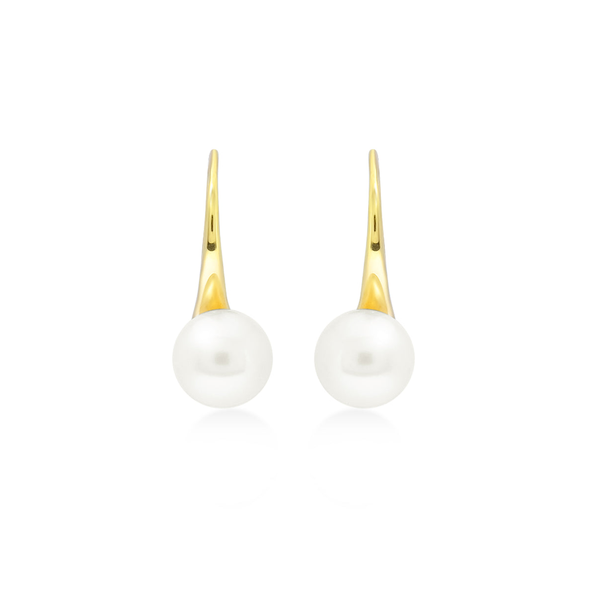 Anting Hook Gold Plated Koleksi Lumine Pearl Sterling Silver 925