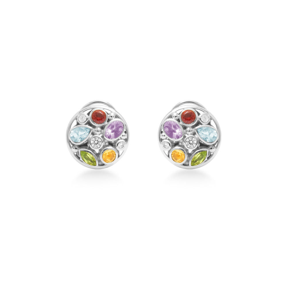 Anting Multi Colored Perak 925 Koleksi Mozaik
