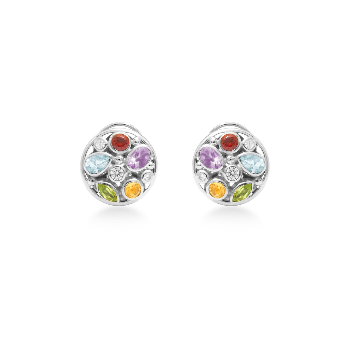 Anting Multi Colored Perak 925 Koleksi Mozaik