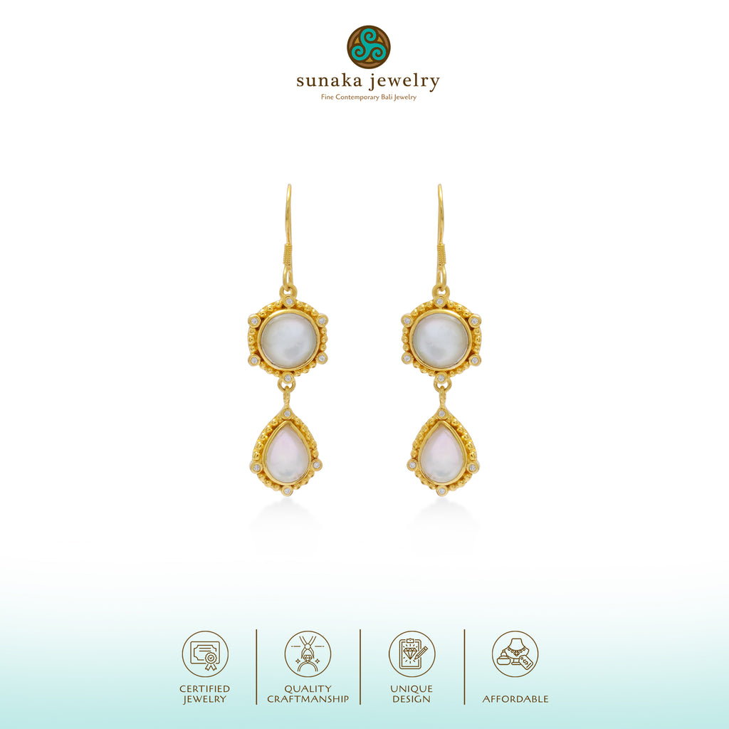 Anting Dangling Perak 925 Koleksi Candra Kirana
