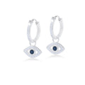Anting Hoop Perak Koleksi Evil Eye Sterling Silver 925